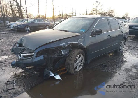2006 Honda Accord 2.4 Ex z USA, uszkodzony, nr VIN 1HGCM567X6A071665